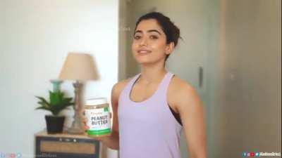 Goddess Rashmika cleavage and arms