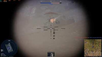 It seems the ghost shell did not count for the m22 behind the T95...