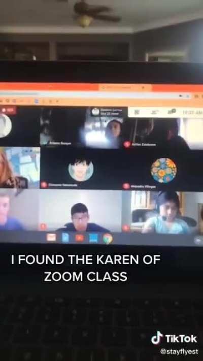 Karen gets mad at teacher over zoom for bringing up BLM