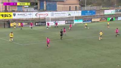 Aberystwyth Women 0 - [1] Wrexham Women - Rosie Hughes 2'