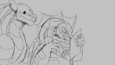 Making Crepes with some of the DoD(flashing light warning )