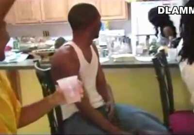 In front of the boys