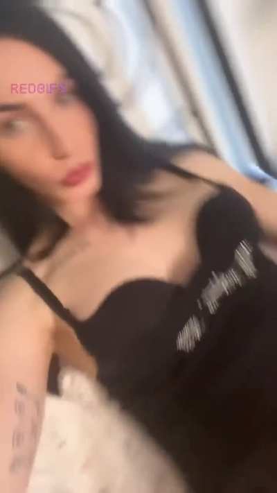 Name one sexy act you’d do with my girlcock.