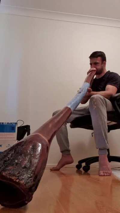 Im a wiradjuri man, i just started playing my didgeridoo again (recorded on phone so not the best quality)