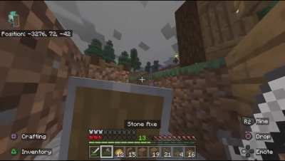 One of my mates on our Minecraft realm