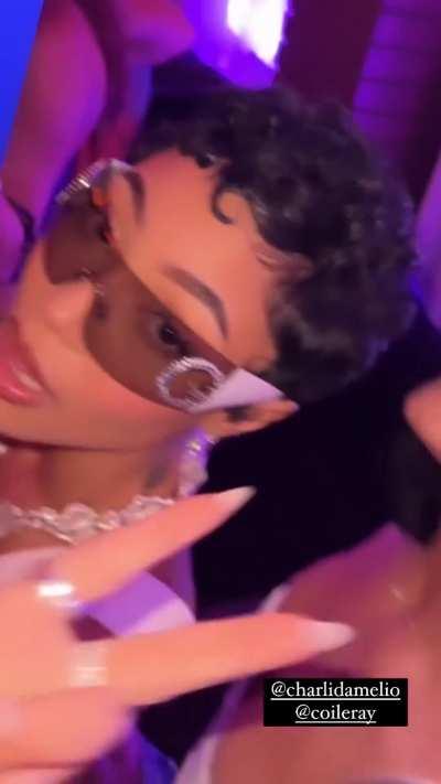 Coi Leray grinding on Charli