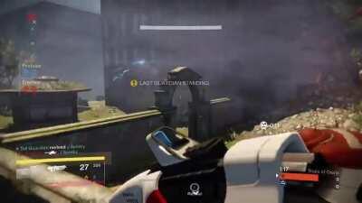 Throwback to a rocket that went around a building in Destiny