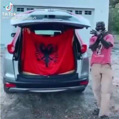 Most white person in Albania