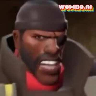 DEMOMAN NOOOO (I dont know if someone else made a wombo soo dont tell me i copied)