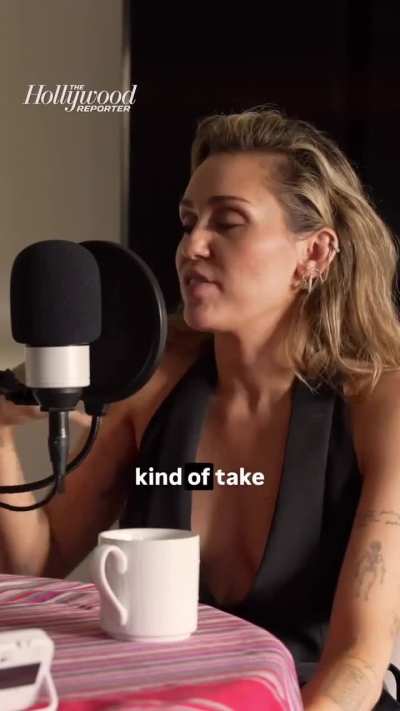 Miley talking about meeting James Cameron and 