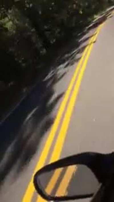 to skateboard a dead car down a hill.
