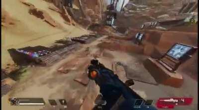 After 69,420 hours I finally got a 360 kill in apex