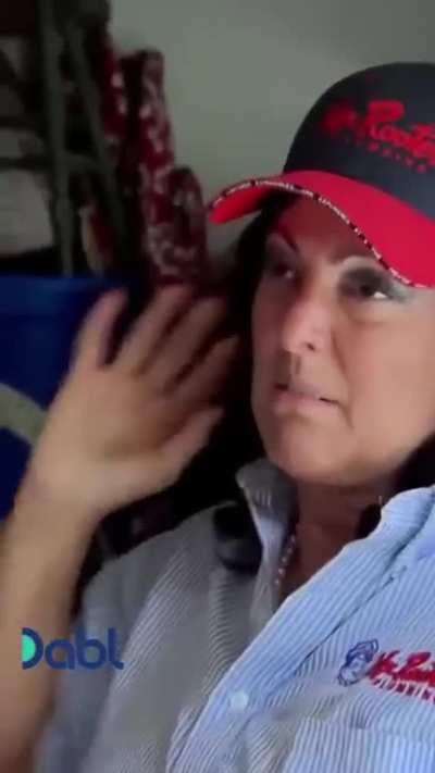 Undercover boss forced to pretend to be shocked her company is stealing from its employees.