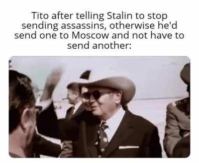 This ideology isn't big enough for the both of us, comrade