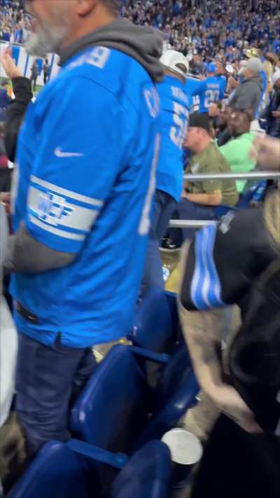 Touchdown titties during the lions game and got caught!