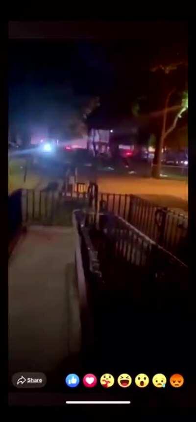 Posting this video of the shooting tonight in Crown Heights for the sheer amount of gunfire NYPD used on the victim. Completely out of fucking control—and this normal for them.