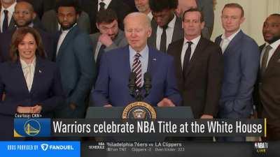 [Highlight] Joe Biden forgets Klay Thompson's name