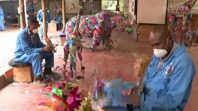 Creating Art From Discarded Flip Flops