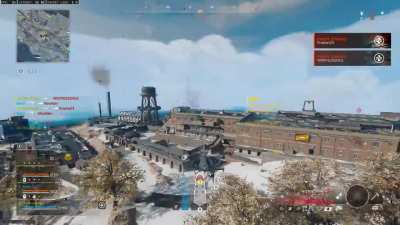 Flying and sniping out of the chopper