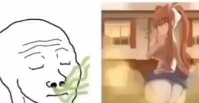 Man he's really sniffing it back there