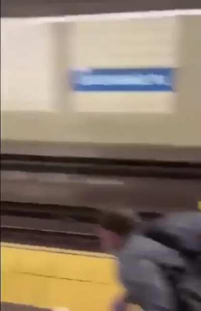 Meanwhile somewhere at the subway station