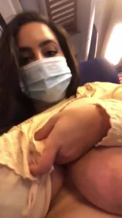 The world needs more big titty public flashing