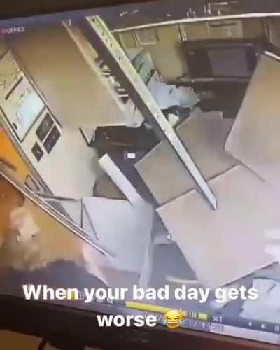 Stop slamming the doors, dude!