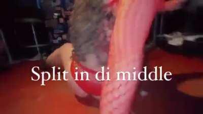 Split in di middle with @nattsun_bixis 🇯🇵