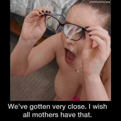 Cover her cute face with your cream!