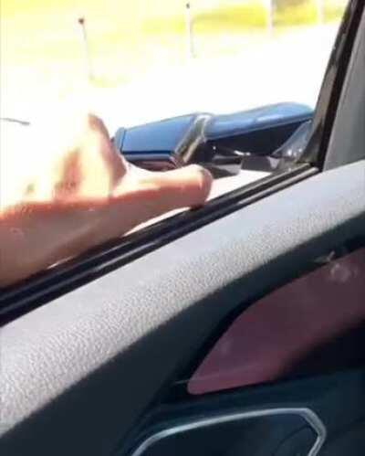 Futuristic replacement for a cars side mirror.