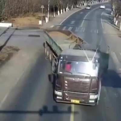 His guardian angel was working overtime...