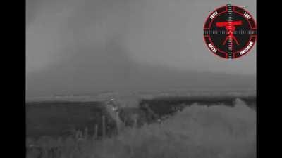 RU POV: Russian ATGM destroys an Ukrainian Hummer