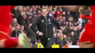 A tribute to Lallana's greatest moment during the dawn of the greatest timeline.