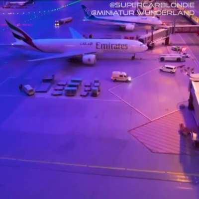 This is the largest miniature airport in the world, costing over £5 million and taking about 6 years to complete.