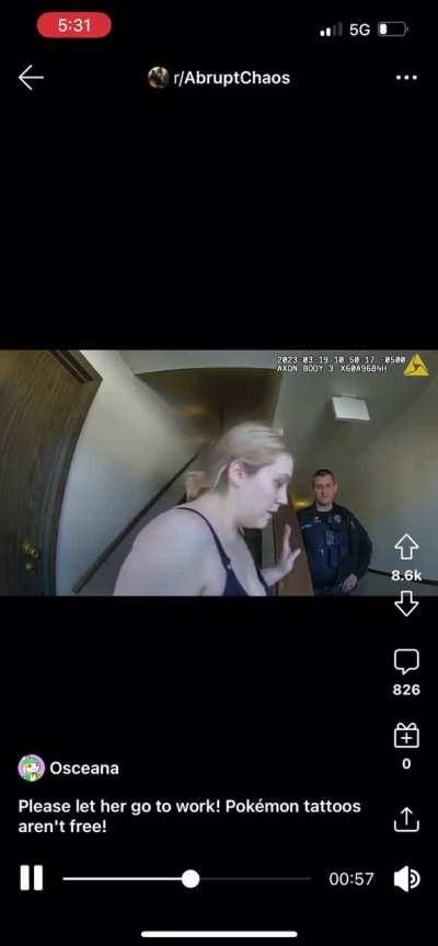 “I have to go to work sir!!!”