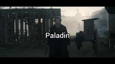 Paladins in PHB: Just men who take their sword and faith to protect the community. Paladins in game: