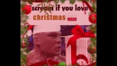 scream if you love christmas