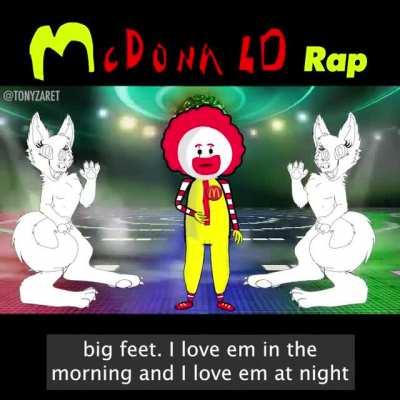 In case you missed my latest You Tube video it features this, the first ever "rap" song by Ronald McDonalds!