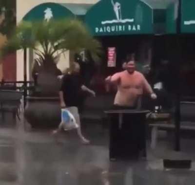 I must go, my wet pavement people need me