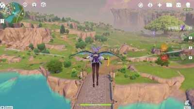 Finally! Been wanting to do this since launch: Albedo + Keqing