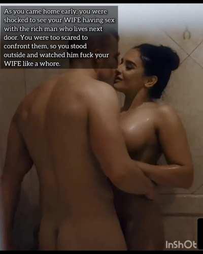 Good thing she found a real man to fuck her