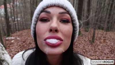 Shaiden Rogue Swallowing Cum