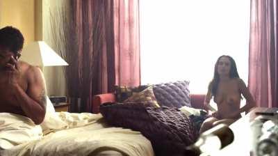 Flight (2012), R-Rated, Nadine Velazquez (boobs, ass, landing strip shaved pussy)