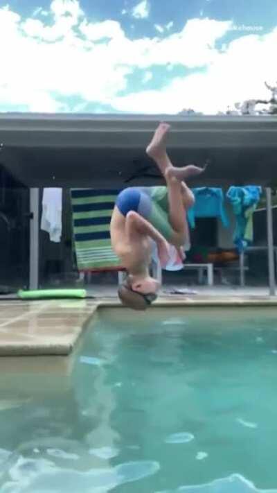 HMJB while I do a backflip into the pool
