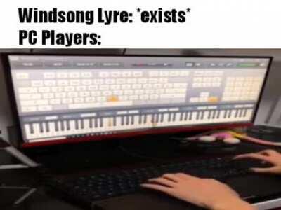 Any PC Players playing the lyre right now ?