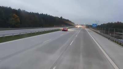 the Mercedes driver had death in his eyes