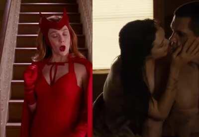 Reminder of what Elizabeth Olsen had under that sexy Scarlett Witch costume