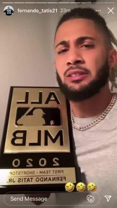 Give this man a lifetime contract right now