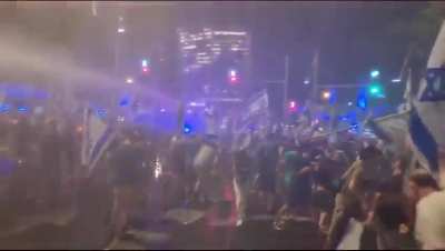 Shot straight towards cameraman