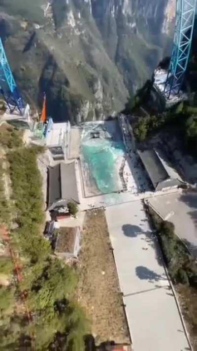 POV of world’s highest swing